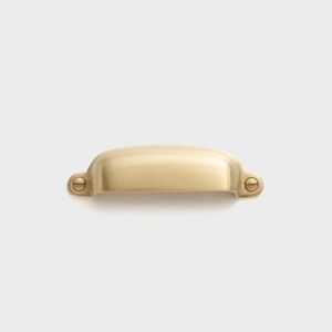 SCHOOLHOUSE set of 4 Brunswick Cup Pull Natural Brass